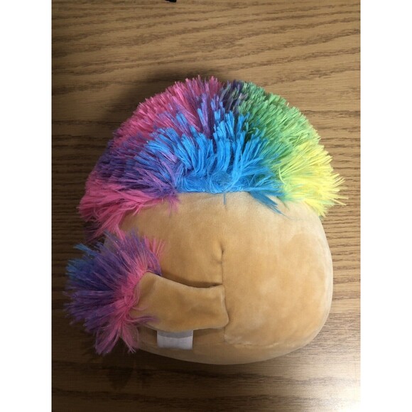 Squishmallow Kellytoy 8” Squishy Soft Plush Toy Leonard the Rainbow Mane Lion - Picture 2 of 6